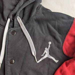 Nike Air Jordan Jumpman Hooded Jacket Button Up